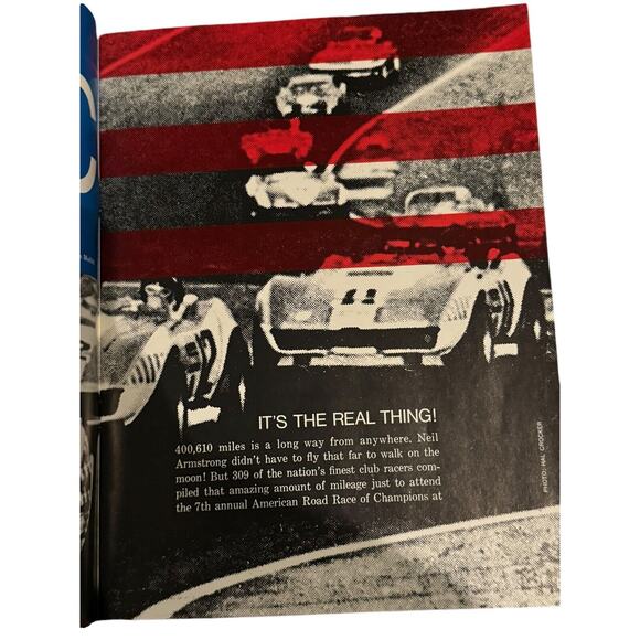 Corvette News Lot (5) VTG 1971 Magazine General Motors WSCC Watkins Glen Race - Picture 6 of 7